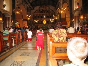 Inside the Basilica del Sto. Nino, Cebu City